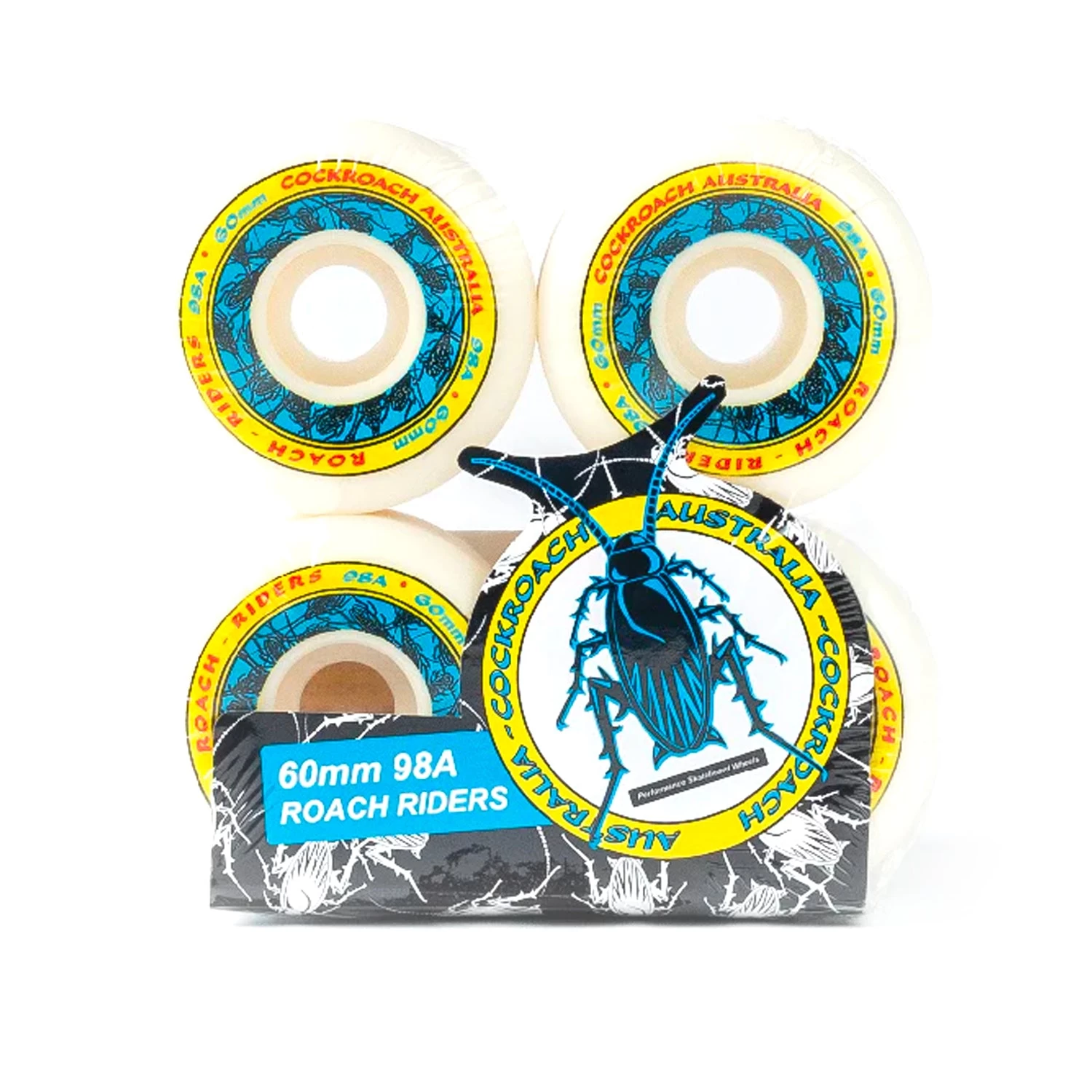 Cockroach - Roach Riders 60MM 98A Skateboard Wheels 5 Cockroach - Roach Riders 60MM 98A Skateboard Wheels - Image 3