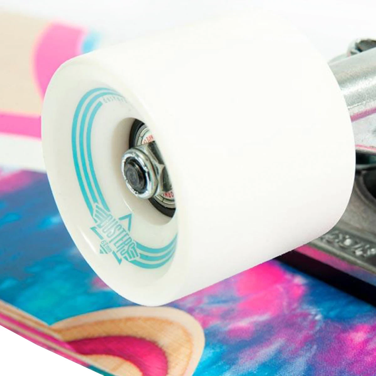 Dusters - Flashback Checker Tie Dye Cruiser 8.5 Complete Skateboard 5 Dusters - Flashback Checker Tie Dye Cruiser 8.5 Complete Skateboard - Image 3