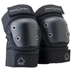 Pro-Tec Pro Tec - Street Junior 3 Pack Pad Set Black -Famous Skate Shop ProTec StreetKnee ElbowPadSetOpenBackBlack3 20043299 d7a1 45ef af22 1c11d5c5097b