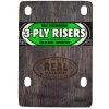 Real - 3-Ply Venture 1/8 Risers -Famous Skate Shop Real 3 PlyV1 8Risers