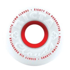 Ricta - Clouds Red 57MM 86A Skateboard Wheels