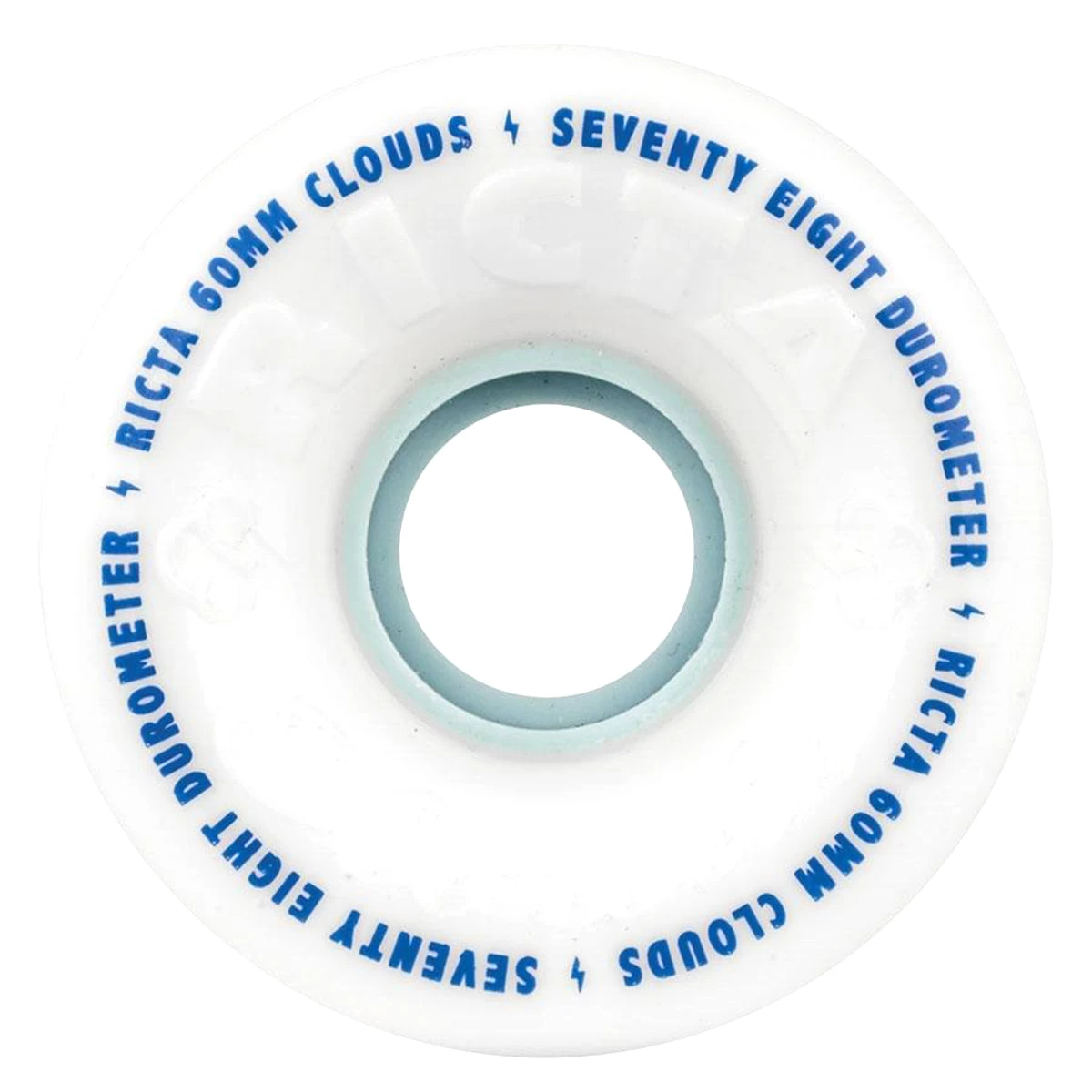 Ricta - Clouds White 60MM 78A Skateboard Wheels 3 Ricta - Clouds White 60MM 78A Skateboard Wheels
