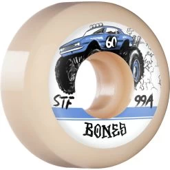 Bones - Big Rigs 60MM 99A V5 Sidecut STF Skateboard Wheels