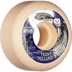 Bones - Trent McClung Barn Owl 52MM 99A V5 Sidecut STF Skateboard Wheels