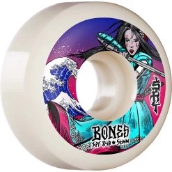 Bones - Sky Brown Warrior 56MM 84B P5 Sidecut SPF Skateboard Wheels