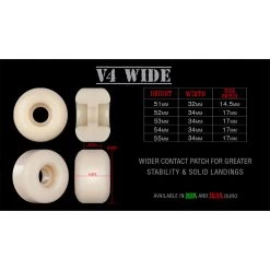 Bones - Patrick Ryan Crash & Burn 53MM 99A V4 Wide STF Skateboard Wheels -Famous Skate Shop bones stf v4 shape bd47dbe2 5913 4157 b27c 3602f6b6d558