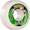 Bones - Nolan Miskell Power 53MM 103A V5 Sidecut STF Skateboard Wheels -Famous Skate Shop bonnes miskell power 53mm wheels