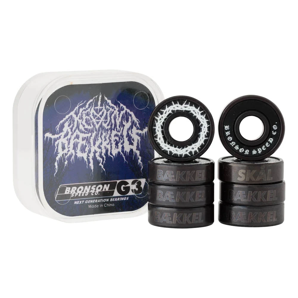 Bronson - Kevin Baekkel Pro G3 Skateboard Bearings 3 Bronson - Kevin Baekkel Pro G3 Skateboard Bearings