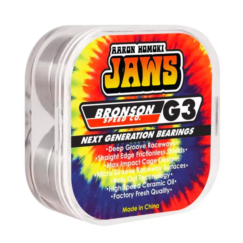Bronson - Jaws Pro G3 Skateboard Bearings 3 Bronson - Jaws Pro G3 Skateboard Bearings