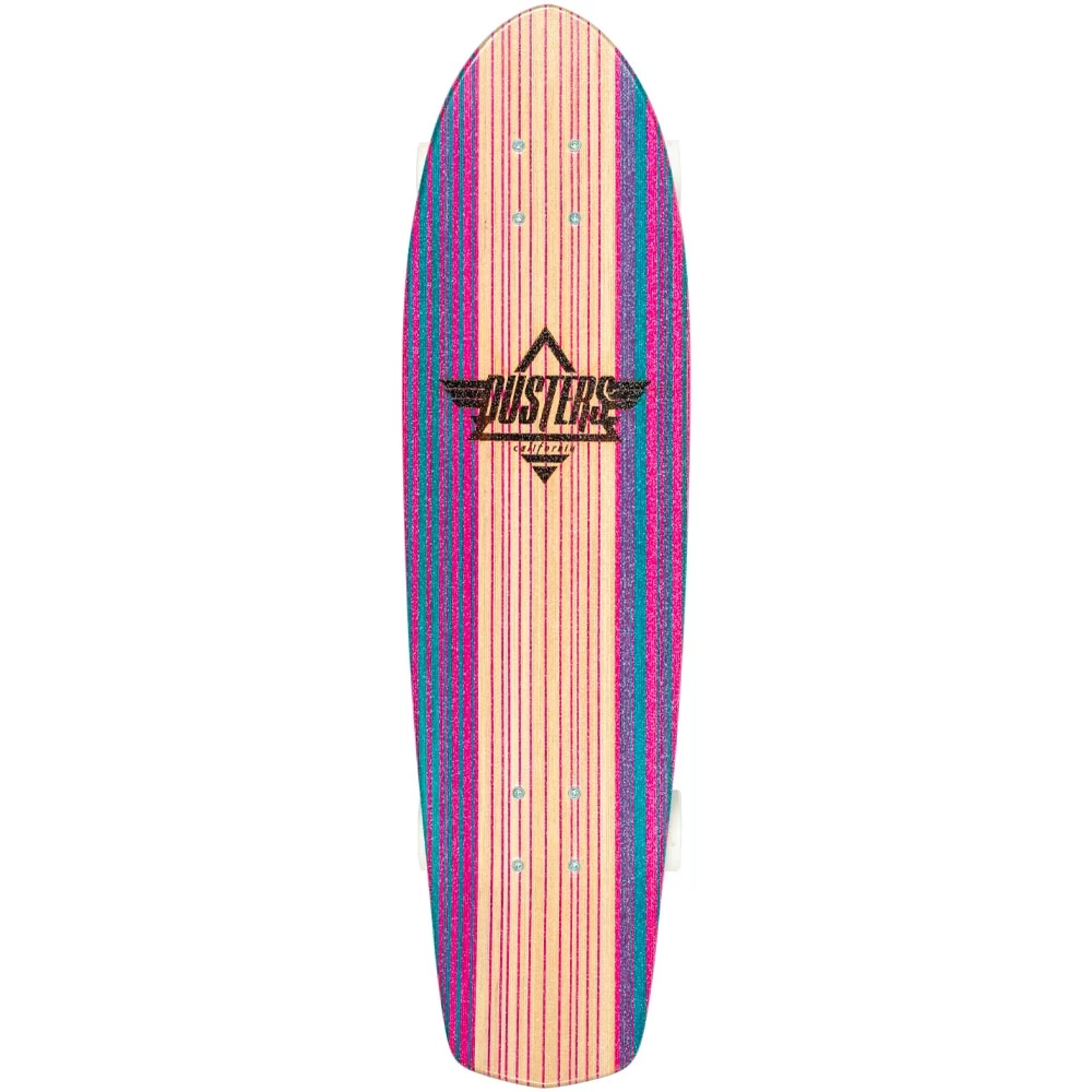 Dusters - Flashback Checker Tie Dye Cruiser 8.5 Complete Skateboard 4 Dusters - Flashback Checker Tie Dye Cruiser 8.5 Complete Skateboard - Image 2
