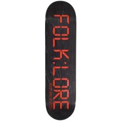 Folklore - Clock Red 8.25 Skateboard Deck