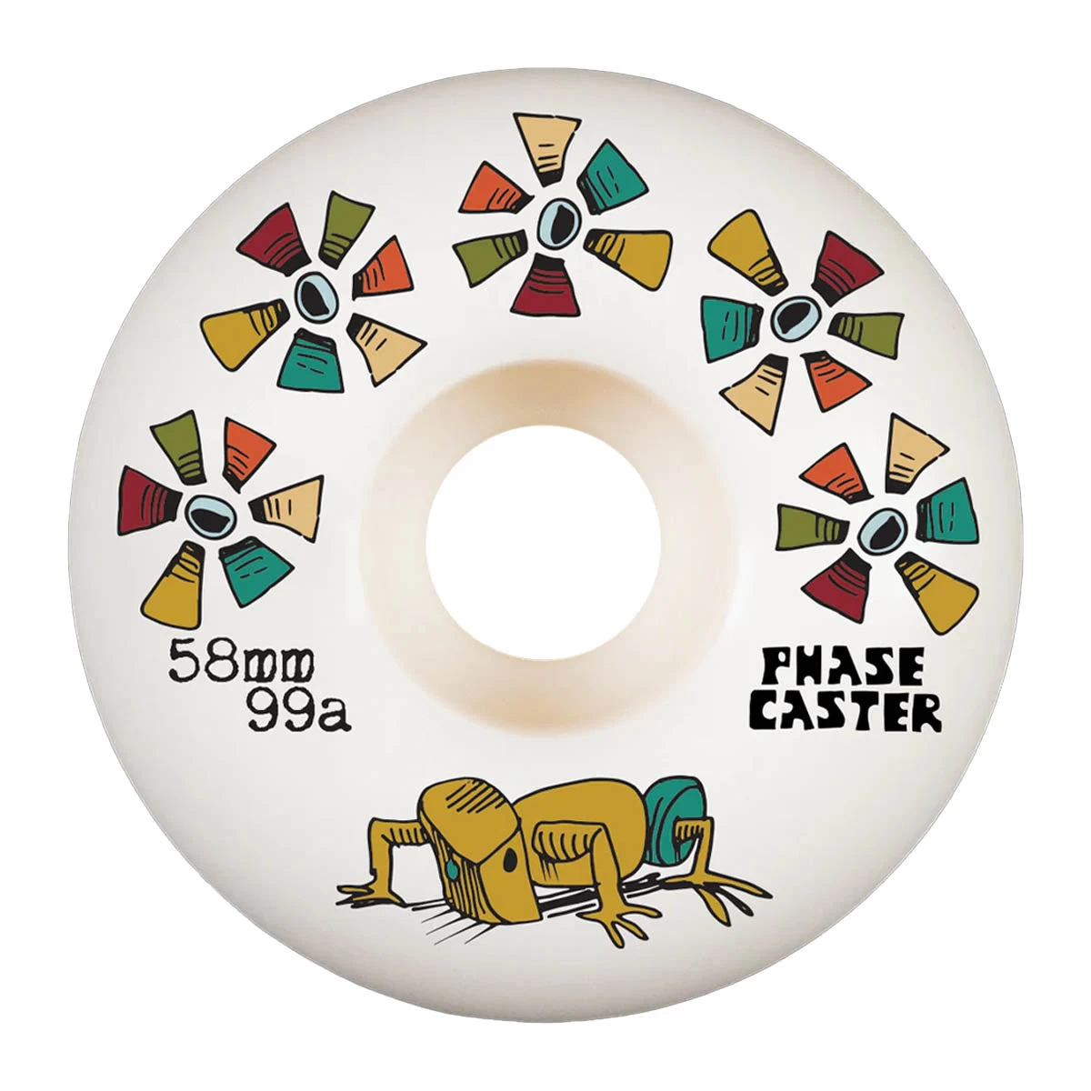 The Heated Wheel - Phasecaster Calyx 58MM 99A Skateboard Wheels 3 The Heated Wheel - Phasecaster Calyx 58MM 99A Skateboard Wheels