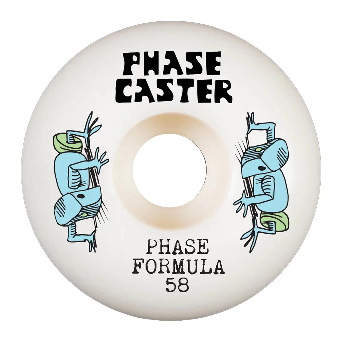 The Heated Wheel - Phasecaster Clone 58MM 99A Skateboard Wheels 3 The Heated Wheel - Phasecaster Clone 58MM 99A Skateboard Wheels