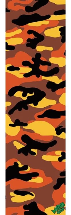 Mob - Camo Orange 9 Griptape
