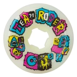 OJ - Team Rider White/Multi 57MM 95A Skateboard Wheels