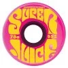 OJ - Mini Super Juice Pink 55MM 78A Skateboard Wheels -Famous Skate Shop oj minisuperjuice bubblegum front