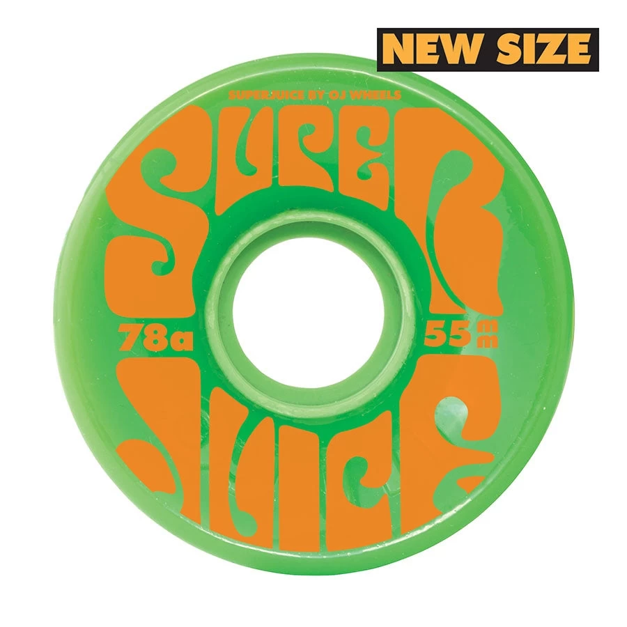 OJ - Mini Super Juice Green 55MM 78A Skateboard Wheels 3 OJ - Mini Super Juice Green 55MM 78A Skateboard Wheels