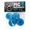 Pig - Soft Bushings Blue 81A -Famous Skate Shop pig soft bushings blue
