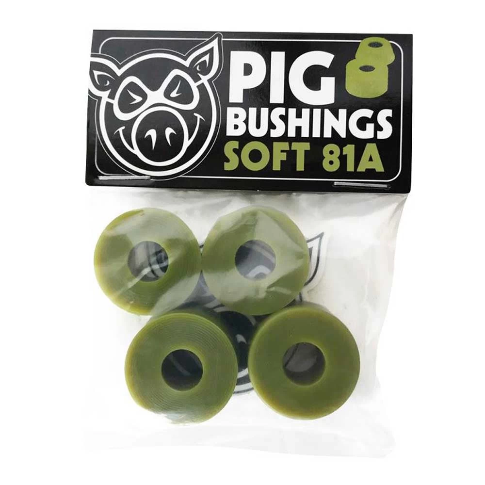 Pig - Soft Bushings Olive 81A 3 Pig - Soft Bushings Olive 81A
