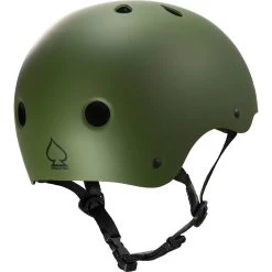 Pro-Tec Pro Tec - Classic Certified Helmet Matte Olive -Famous Skate Shop pro tec classic certified helmet matte olive 3