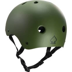Pro-Tec Pro Tec - Classic Certified Helmet Matte Olive -Famous Skate Shop pro tec classic certified helmet matte olive 4