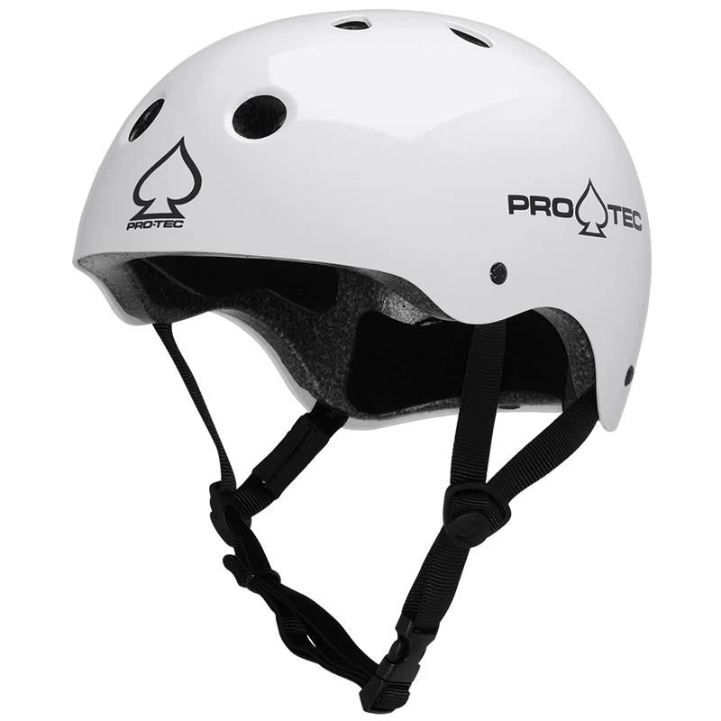 Pro-Tec Pro Tec - Classic Certified Helmet White Gloss 5 Pro-Tec Pro Tec - Classic Certified Helmet White Gloss - Image 3