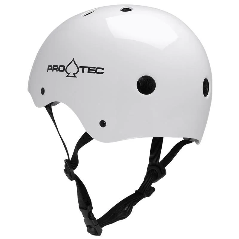 Pro-Tec Pro Tec - Classic Certified Helmet White Gloss 4 Pro-Tec Pro Tec - Classic Certified Helmet White Gloss - Image 2