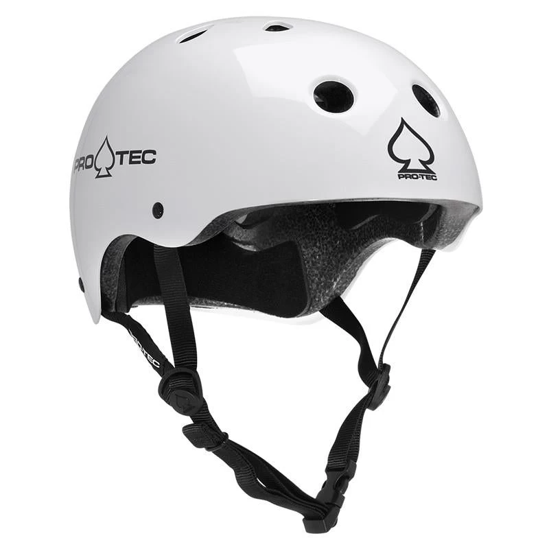 Pro-Tec Pro Tec - Classic Certified Helmet White Gloss 3 Pro-Tec Pro Tec - Classic Certified Helmet White Gloss