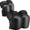 Pro-Tec Pro Tec - Street Knee/Elbow Pad Set Black 1 Pro-Tec Pro Tec - Street Knee/Elbow Pad Set Black -Famous Skate Shop pro tec street knee elbow pad set black copy