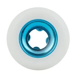 Ricta - Chrome Clouds Blue 54MM 78A Skateboard Wheels -Famous Skate Shop ri chromeclouds 54 blue back