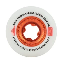 Ricta - Chrome Clouds Red 56MM 86A Skateboard Wheels