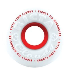 Ricta - Clouds Red 53MM 86A Skateboard Wheels