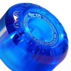 Ricta - Super Crystals Trans 54MM 95A Skateboard Wheels -Famous Skate Shop ricta super crystals trans 54mm wheels blue