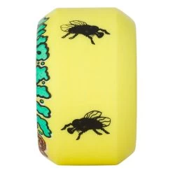 Slime Balls - Screw Balls Speed Balls Yellow 54MM 99A Skateboard Wheels -Famous Skate Shop slime balls crew balls yellow 54mm wheels side