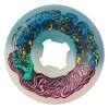 Slime Balls - Hairballs 50-50 White/Teal 54MM 95A Skateboard Wheels -Famous Skate Shop slime balls hairballs teal 54mm wheels