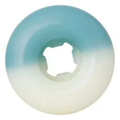 Slime Balls - Hairballs 50-50 White/Teal 54MM 95A Skateboard Wheels 6 Slime Balls - Hairballs 50-50 White/Teal 54MM 95A Skateboard Wheels -Famous Skate Shop slime balls hairballs teal 54mm wheels back