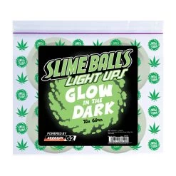 Slime Balls - Light Ups Glow In The Dark 60MM 78A Skateboard Wheels