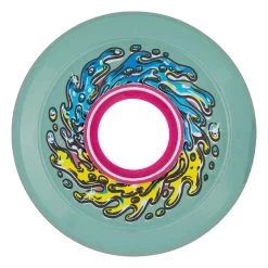 Slime Balls - OG Slime Chrome Trans Green 60MM 78A Skateboard Wheels