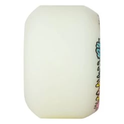 Slime Balls - Vomit Mini White 56MM 97A Skateboard Wheels -Famous Skate Shop slime balls vomit mini white 56mm wheels side