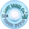 Snot - Clear Snots 55MM 101A Skateboard Wheels -Famous Skate Shop snot clear snots blue 55mm 101 wheels