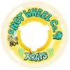Snot - X-Rays 57MM 80A Skateboard Wheels -Famous Skate Shop snot x rays yellow 57mm 80a wheels
