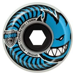 Spitfire - Conical Full Clear 56MM 80HD Skateboard Wheels