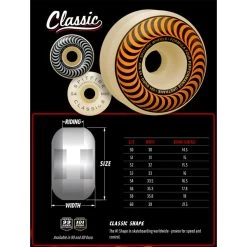 Spitfire - F4 Classics 60MM 99A Skateboard Wheels -Famous Skate Shop spitfire f4 classic shape eb4d5c2d 8beb 4e7b ae07 49bb35529eae
