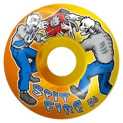 Spitfire - Firefight Swirl Classic 56MM 99D Skateboard Wheels