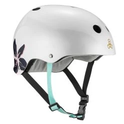 Triple 8 - Certified Sweatsaver Helmet Floral -Famous Skate Shop triple 8 certified helmet floral 3