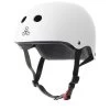 Triple 8 - Certified Sweatsaver Helmet White Rubber 2 Triple 8 - Certified Sweatsaver Helmet White Rubber -Famous Skate Shop triple 8 certified sweatsaver helmet white rubber