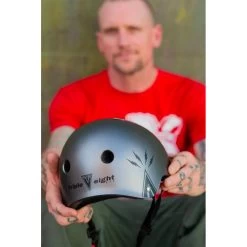 Triple 8 - Certified Sweatsaver Helmet Mike Vallely Signature Edition -Famous Skate Shop triple 8 certified vallely helmet mike