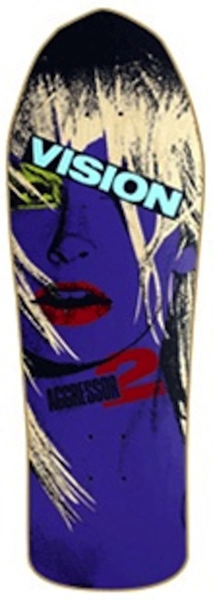 Vision - Aggressor 2 Natural 10.0 Reissue Skateboard Deck 3 Vision - Aggressor 2 Natural 10.0 Reissue Skateboard Deck